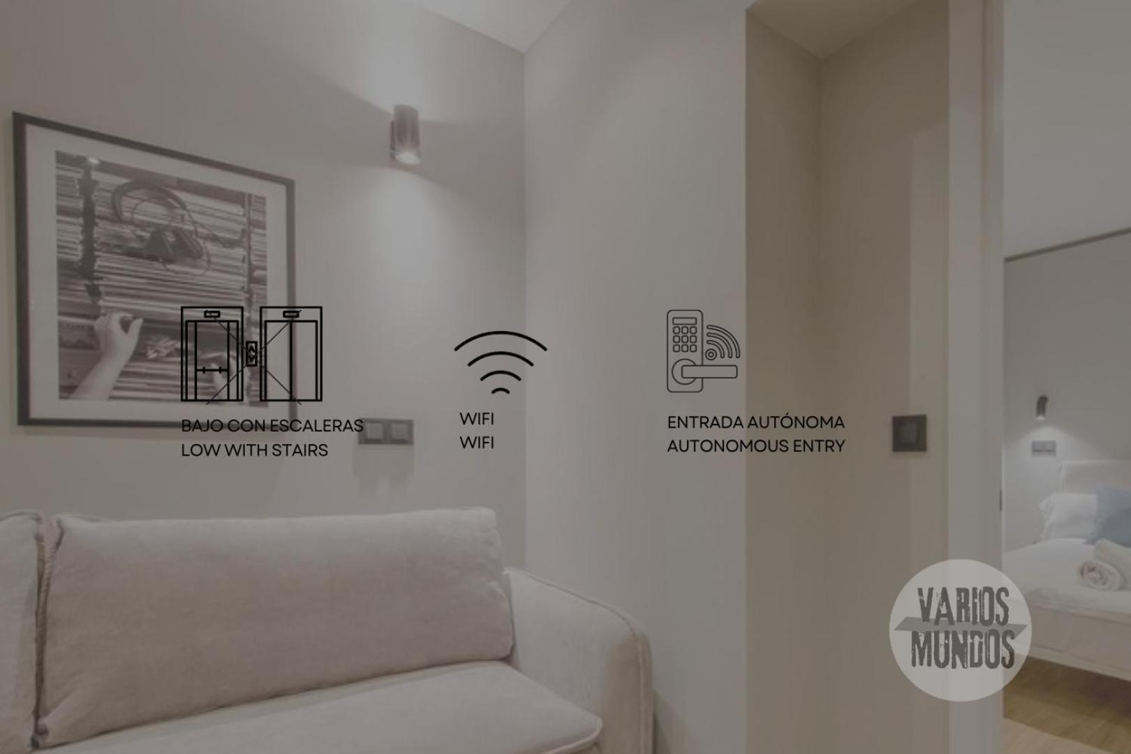 Urban And Central Apt 5Pax En Calle Silva-Gran Via E2 马德里 外观 照片