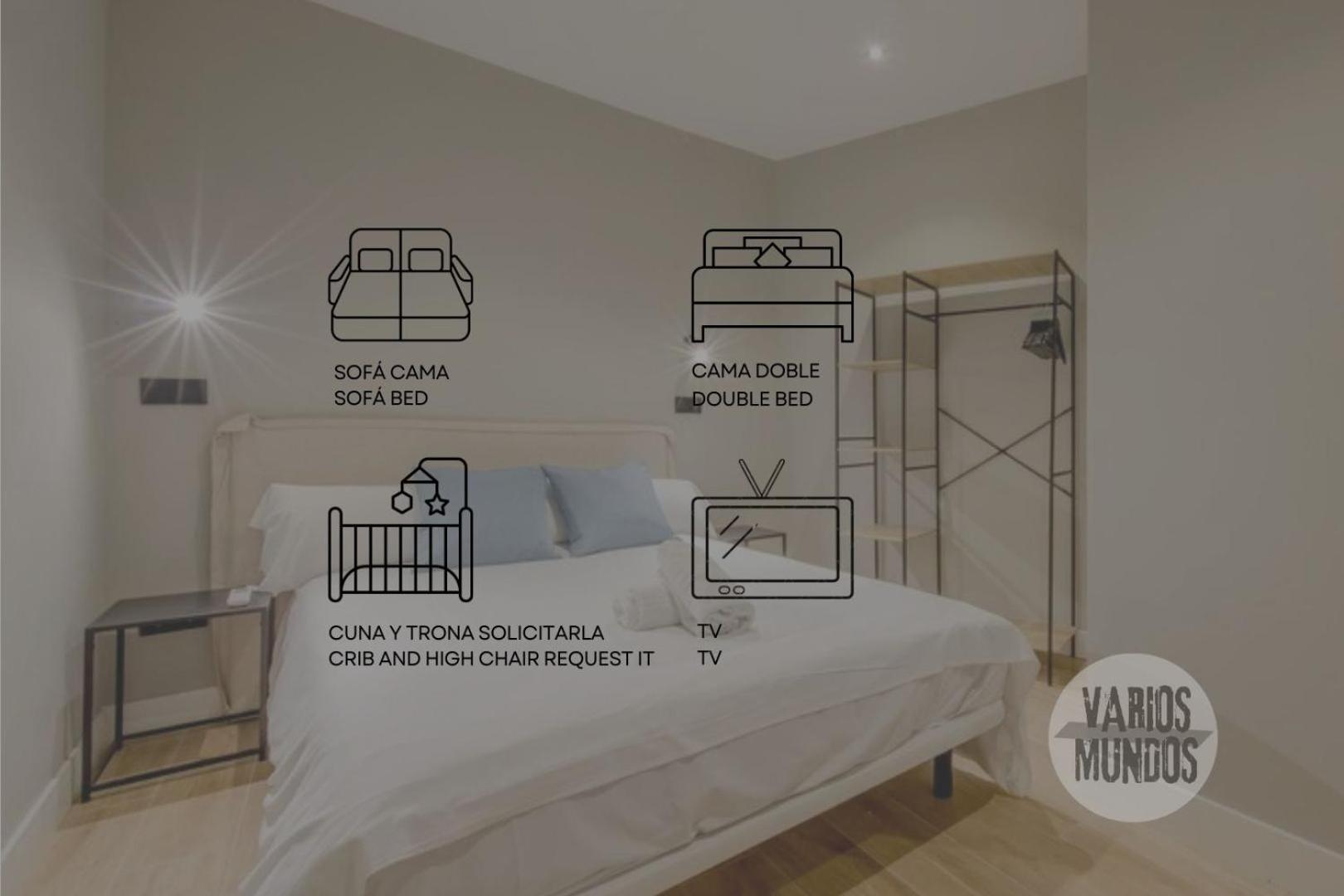 Urban And Central Apt 5Pax En Calle Silva-Gran Via E2 马德里 外观 照片